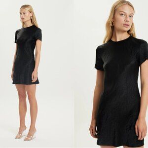 Third Form Crush Bias Tee Mini Dress Black, Size US 6